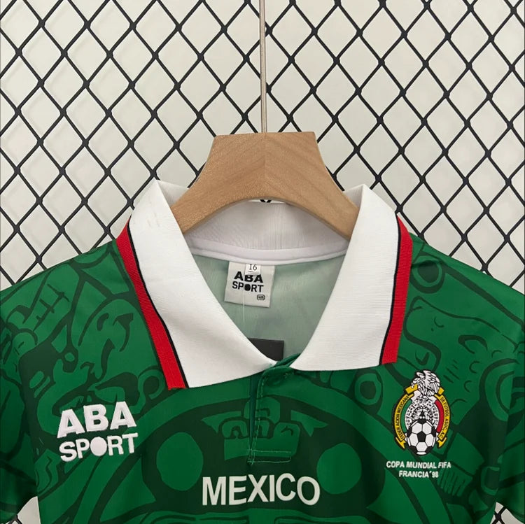 Maillots Enfant Domicile Mexique 1998 Vert