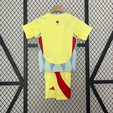 Maillots Enfant Extérieur Espagne 2024/2025 Jaune 16-28