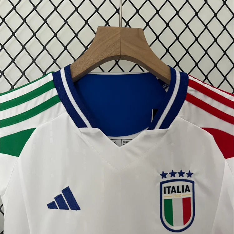 Maillots Enfant Extérieur Italie 2024/2025 Blanc 16-28