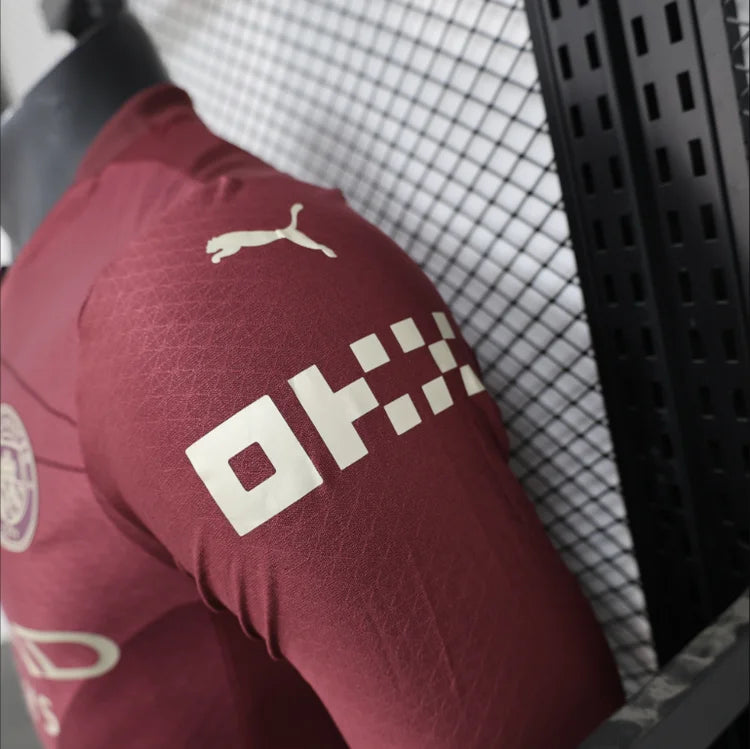 Maillots Extérieur Manchester City 24/25 Bordeaux S-XXL