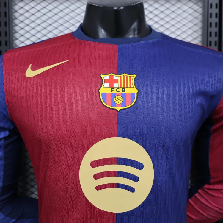 Maillots Homme Domicile Barcelona 2024/2025 Rouge et Bleu S-XXL