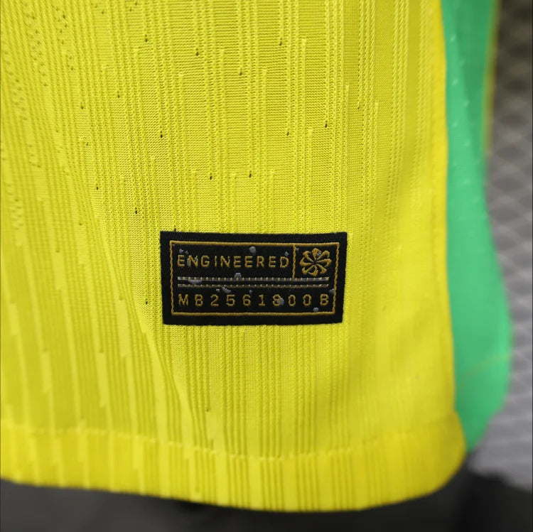 Maillots Homme Domicile Brésil 2025/2026 Jaune S-XXL