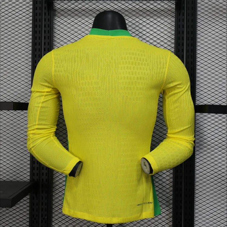 Maillots Homme Domicile Brésil 25/26 Jaune S-XXL
