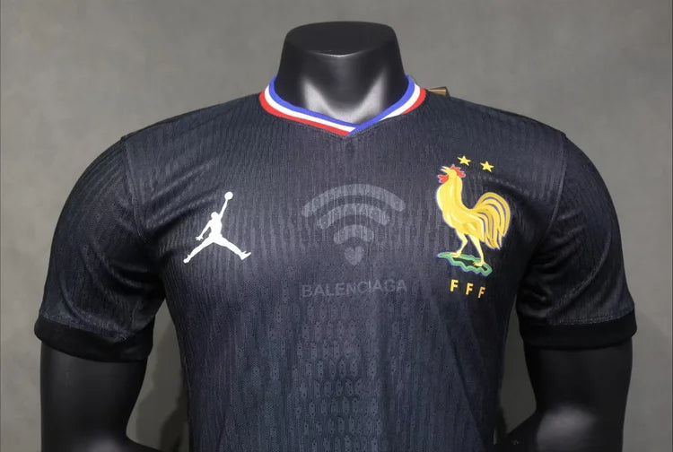 Maillots Homme Domicile France 24/25 Noir S-3XL