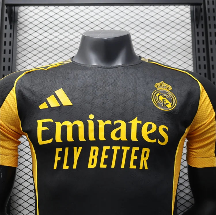 Maillots Homme Domicile Real Madrid 2025/2026 Noir S-XXL