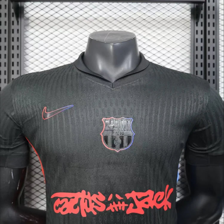 Maillots Homme Extérieur Barcelona 25/26 Noir S-XXL
