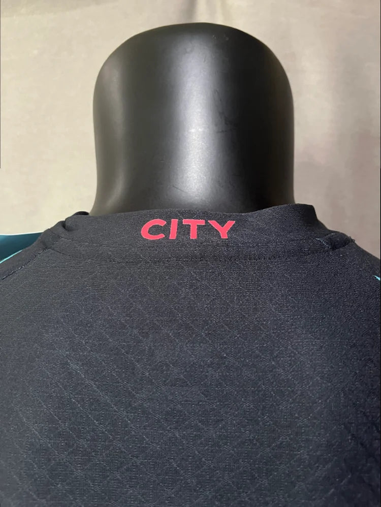 Maillots Homme Extérieur Manchester City 23/24 Bleu S-XXL