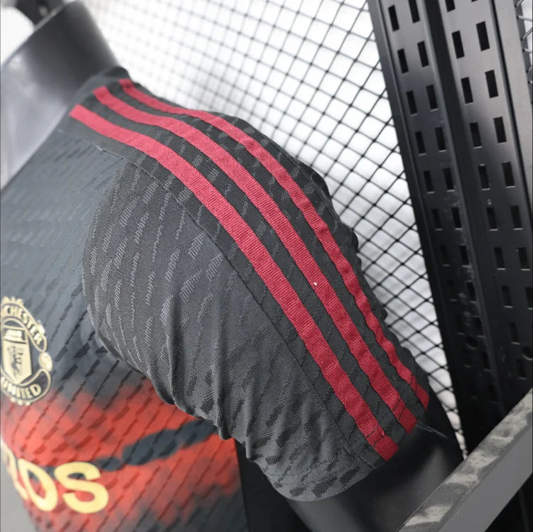 Maillots Homme Extérieur Manchester United 2025/2026 Noir S-XXL