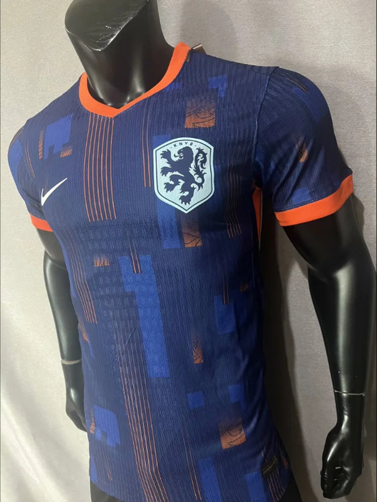 Maillots Homme Extérieur Pays-Bas 24/25 Bleu taille non précisée