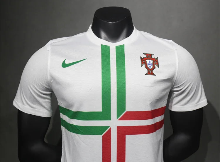 Maillots Homme Extérieur Portugal 2012 Blanc S-3XL