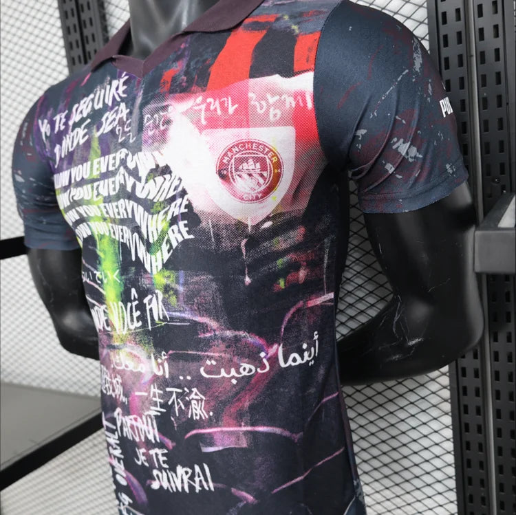 Maillots Homme Special Edition Manchester City 25/26 Noir S-XXL