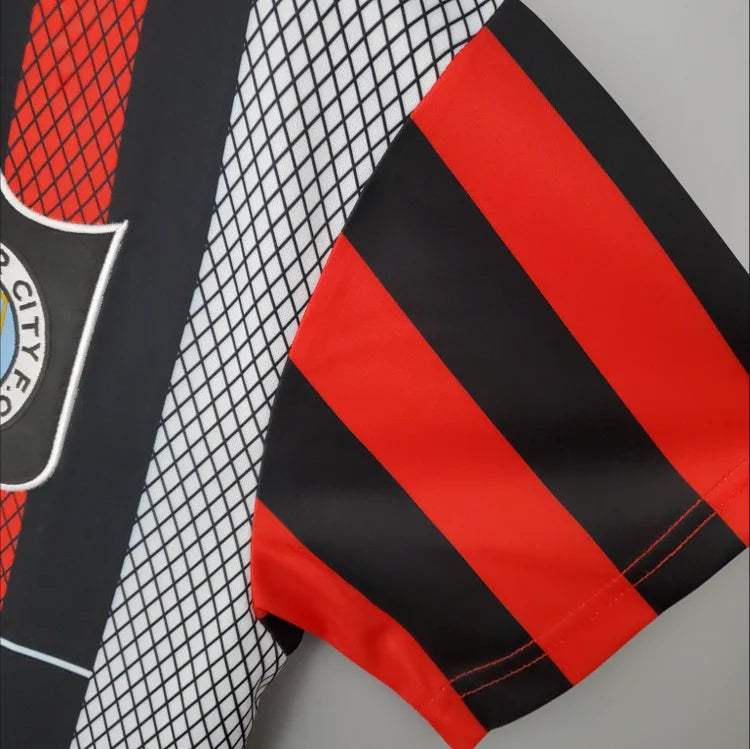 Maillots Retro Extérieur Manchester City 94/96 Rouge S-XXL