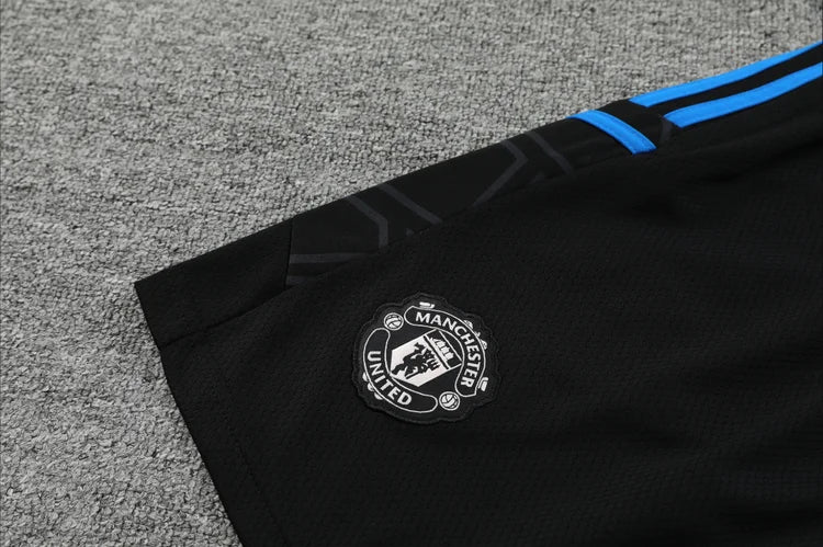 Survêtement Entraînement Manchester United 23/24 Noir S-XXL