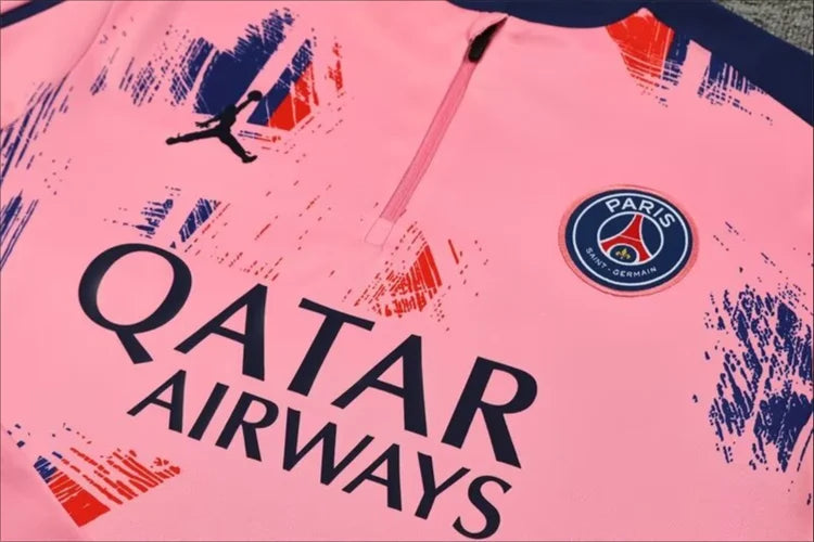 Survêtement Entraînement PSG 2024/2025 Rose S-XXL