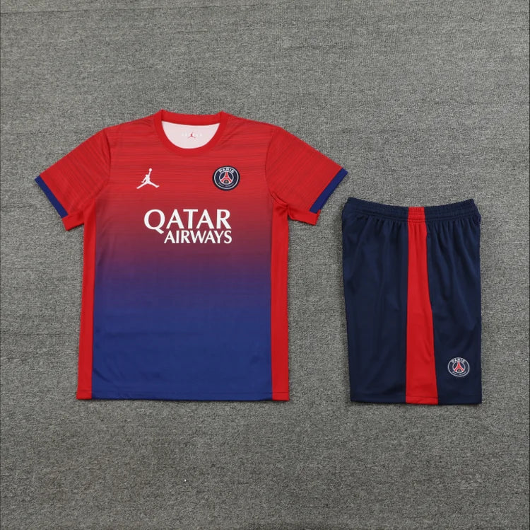 Survêtement Entraînement PSG 2024/2025 Rouge et Bleu S-XXL
