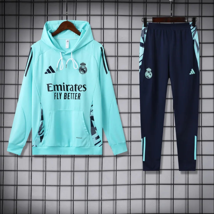 Survêtement Entraînement Real Madrid 2024/2025 Bleu clair S-XXL