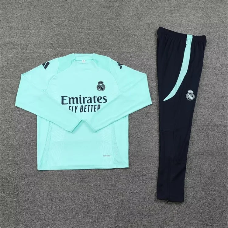 Survêtement Entraînement Real Madrid 24/25 Cyan S-XXL