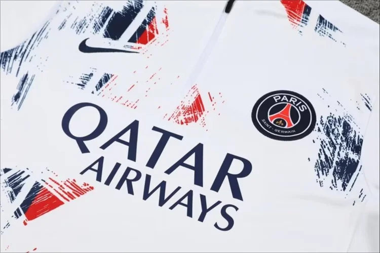 Ensemble Entraînement PSG 2024/2025 Blanc S-XXL