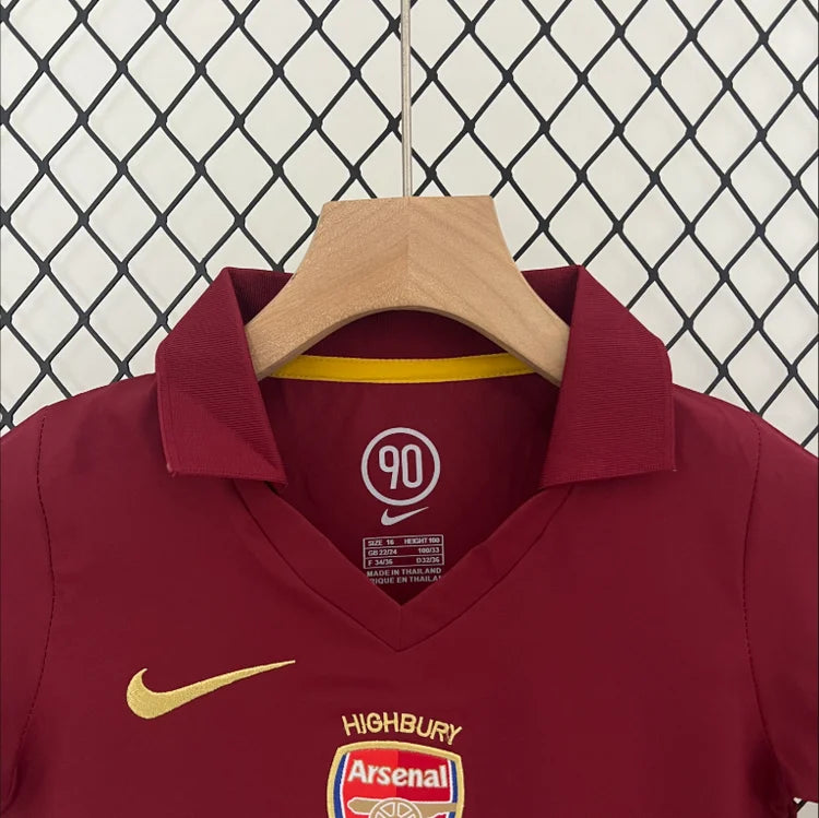 Maillots Enfant Domicile Arsenal 05/06 Rouge Kids