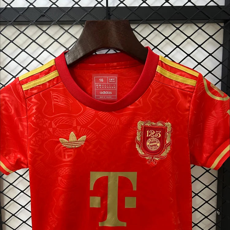 Maillots Enfant Domicile Bayern 25/26 Rouge 16-28