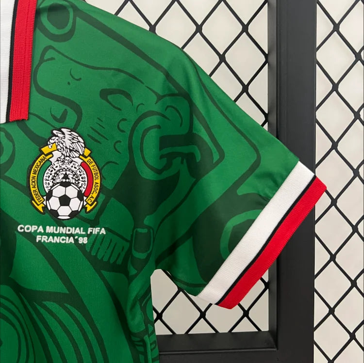 Maillots Enfant Domicile Mexique 1998 Vert