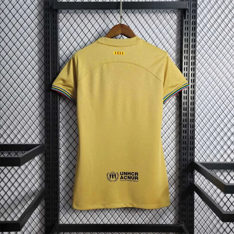 Maillots Femme Extérieur Barcelona 2022/2023 Jaune
