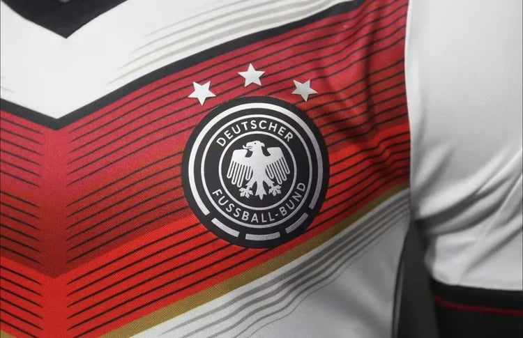 Maillots Homme Domicile Allemagne 2014 Blanc S-3XL