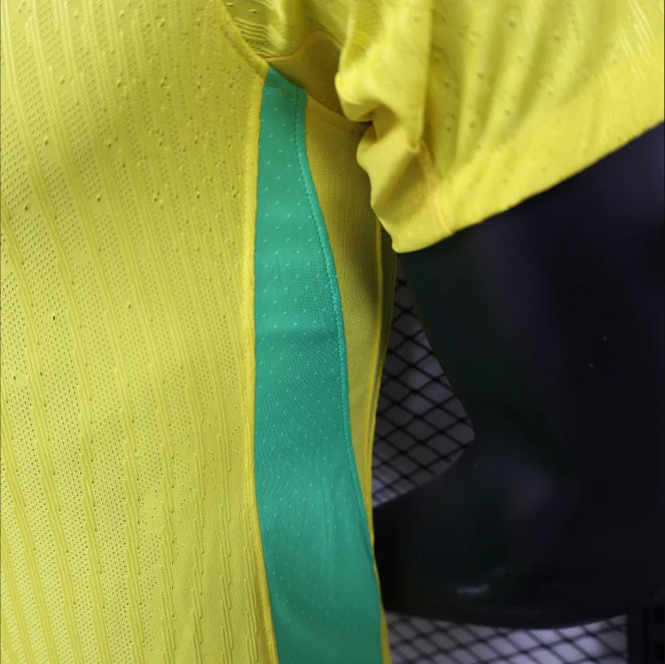 Maillots Homme Domicile Brésil 2025/2026 Jaune S-XXL