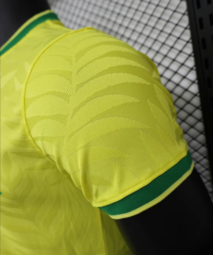 Maillots Homme Domicile Brésil 24/25 Jaune S-XXL