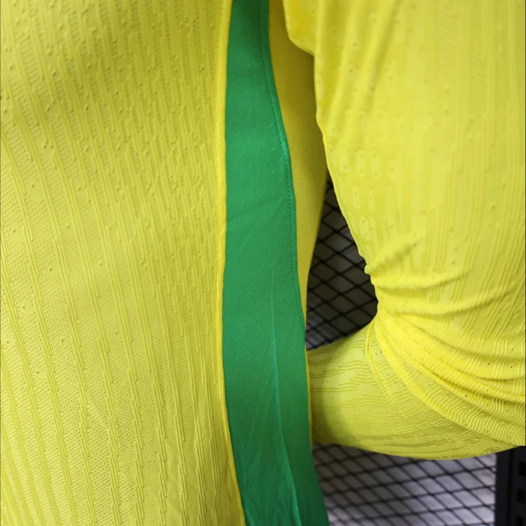 Maillots Homme Domicile Brésil 25/26 Jaune S-XXL