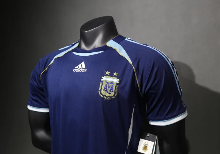 Maillots Homme Extérieur Argentine 2006 Bleu foncé S-3XL