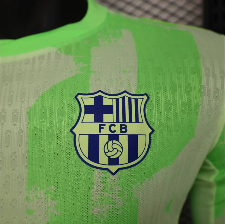 Maillots Homme Extérieur Barcelona 2024/2025 Vert clair S-XXL