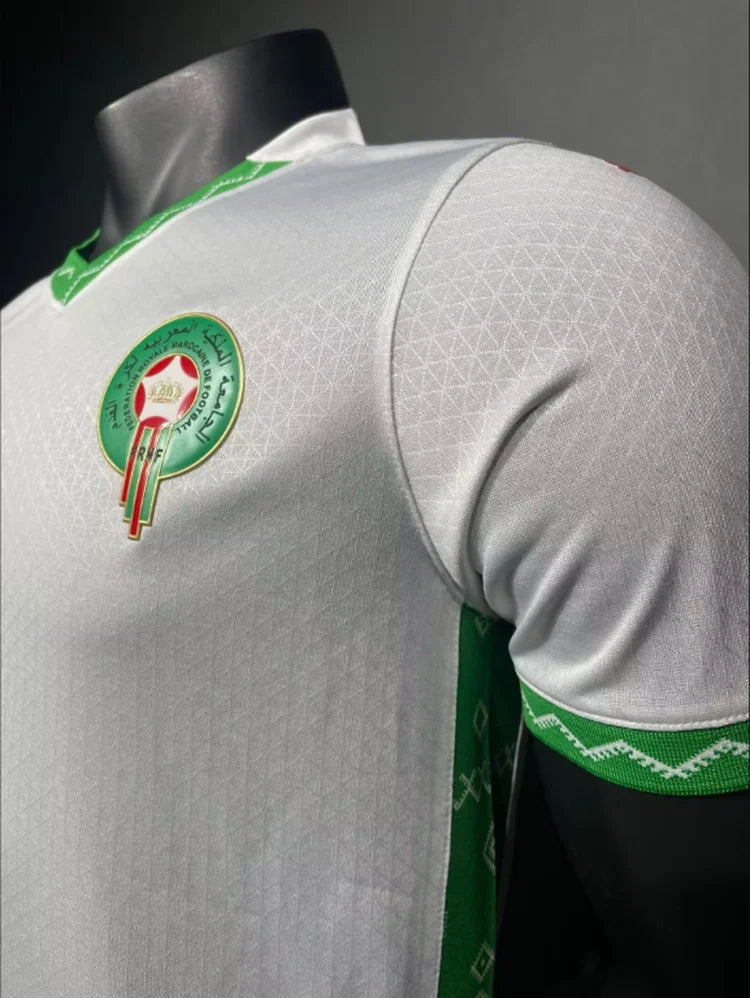Maillots Homme Extérieur Maroc 2024/2025 Blanc S-3XL