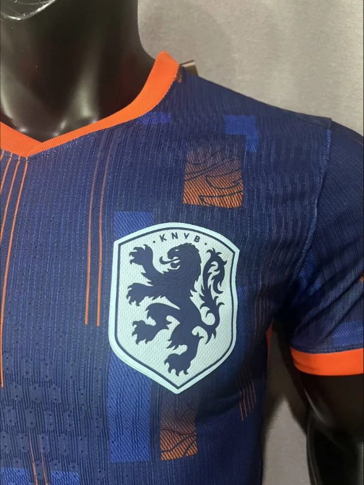 Maillots Homme Extérieur Pays-Bas 24/25 Bleu taille non précisée