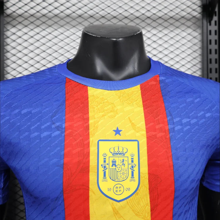 Maillots Homme Pré-match Espagne 24/25 Bleu S-XXL