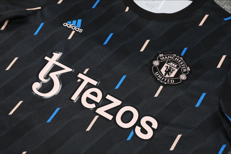 Survêtement Entraînement Manchester United 23/24 Noir S-XXL