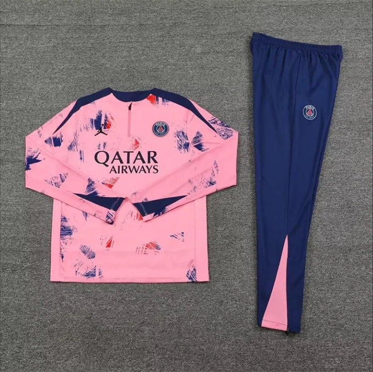 Survêtement Entraînement PSG 2024/2025 Rose S-XXL