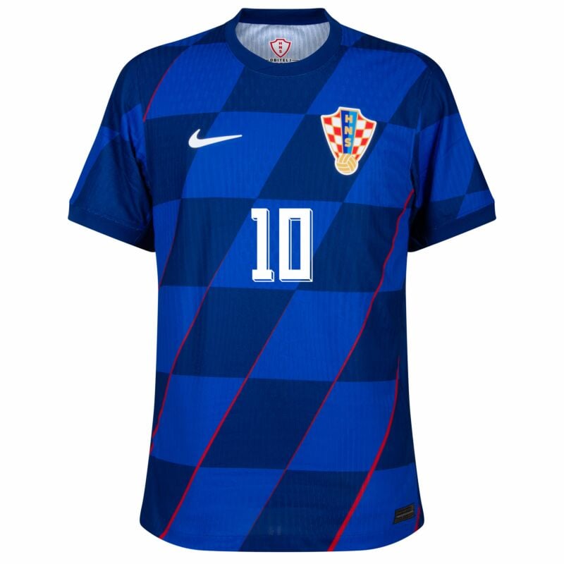 Maillot « Modric 10 »-Croatie Exterieur 2026/2027-Hommes-Manches courtes-Coupe du monde 2026