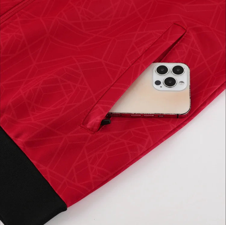 Ensemble Domicile Manchester United 23 Rouge