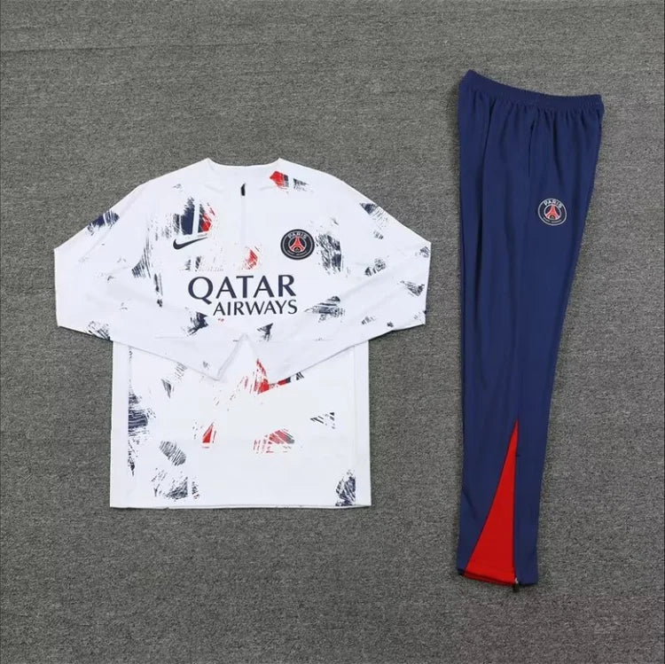 Ensemble Entraînement PSG 2024/2025 Blanc S-XXL