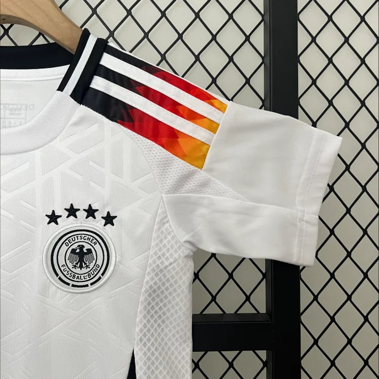 Maillots Enfant Domicile Allemagne 24/25 Blanc