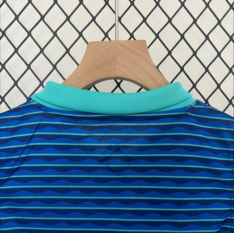 Maillots Enfant Extérieur Brésil 2024/2025 Bleu 16-28