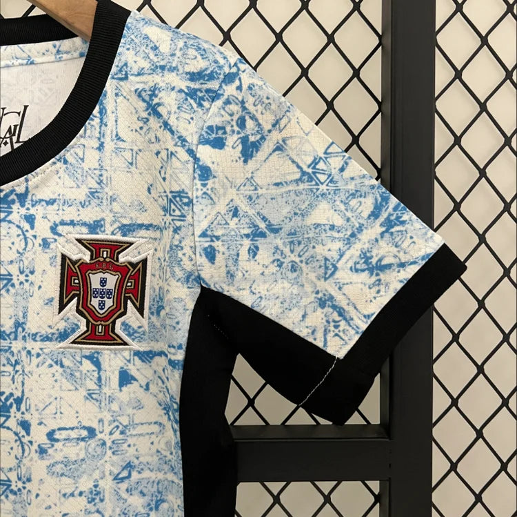Maillots Enfant Extérieur Portugal 24/25 Bleu 16-28