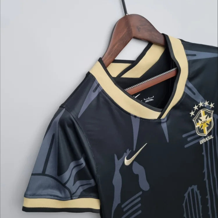 Maillots Femme Domicile Brésil 2022 Noir S-XL