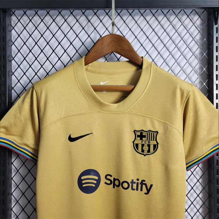 Maillots Femme Extérieur Barcelona 2022/2023 Jaune