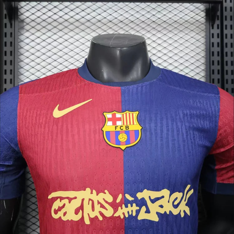 Maillots Homme Domicile Barcelona 2025/2026 Rouge et Bleu S-XXL