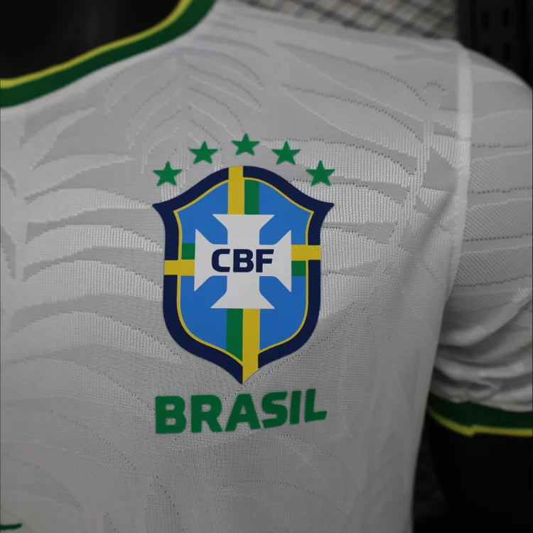 Maillots Homme Domicile Brésil 24/25 Blanc S-XXL