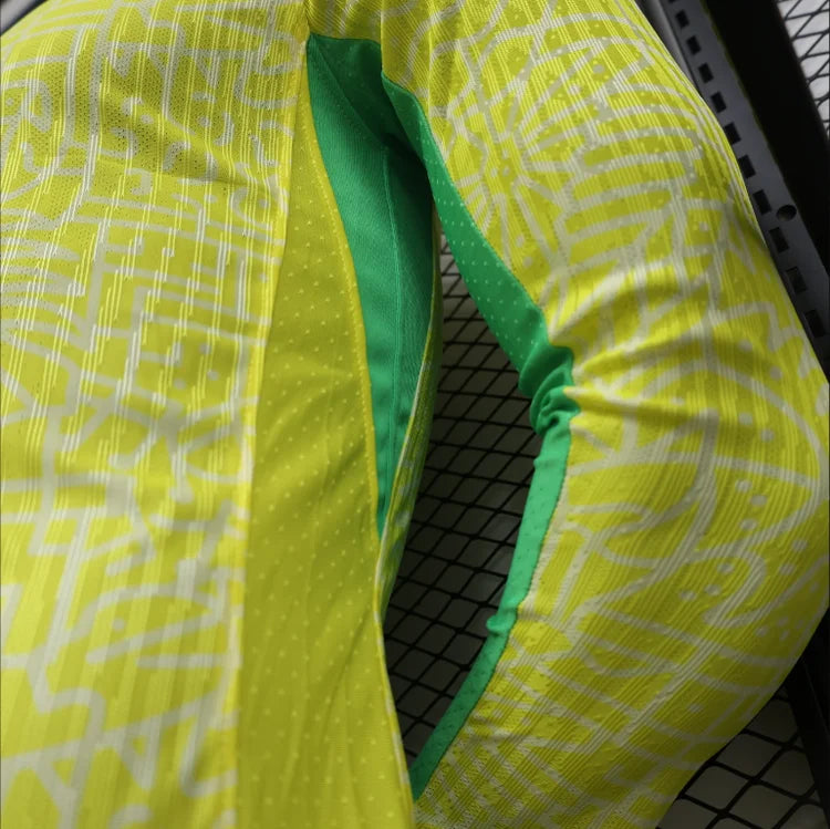 Maillots Homme Domicile Brésil 24/25 Jaune S-XXL