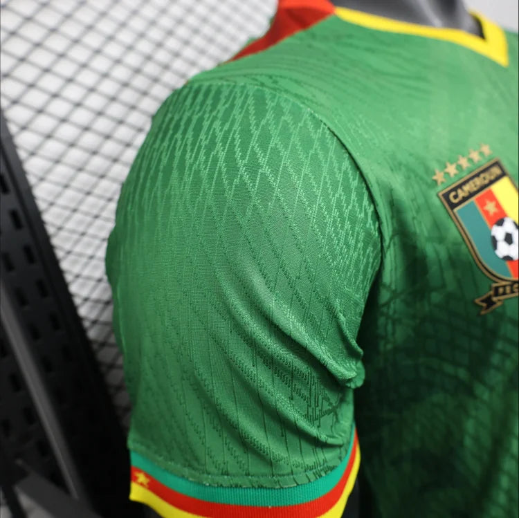 Maillots Homme Domicile Cameroun 2025/2026 Vert S-XXL