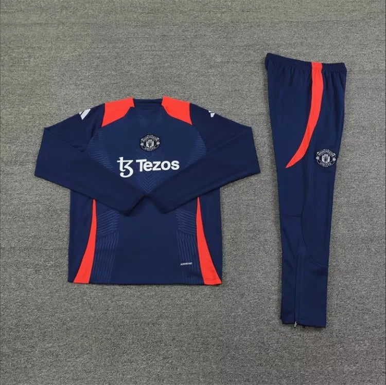Maillots Homme Domicile Manchester United 24/25 Bleu S-XXL